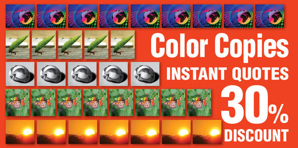Color Copies with discounts of 30% just by clicking this link